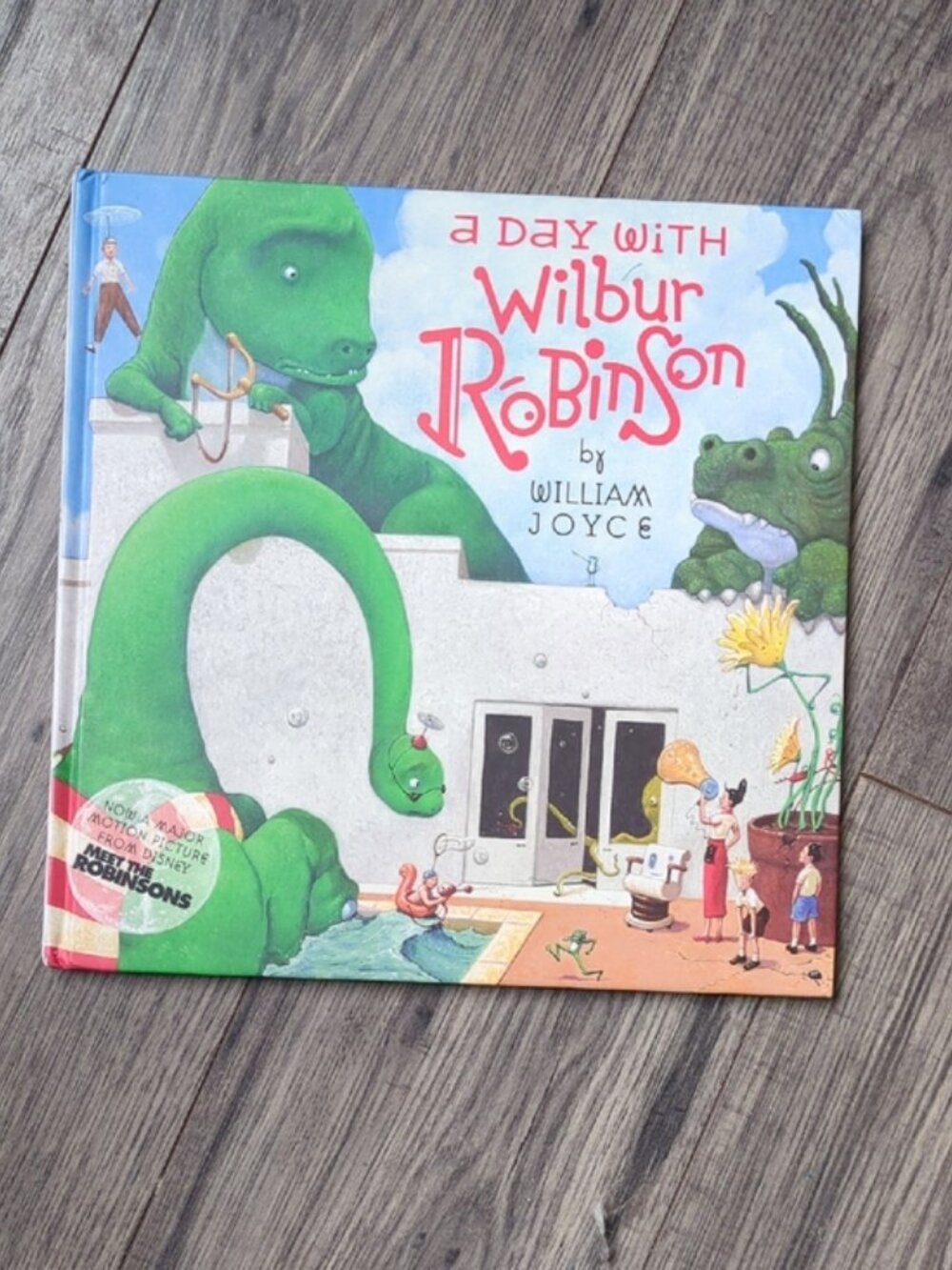 **4/$20** A Day with Wilbur Robinson by William Joyce Hardcover Picture Book